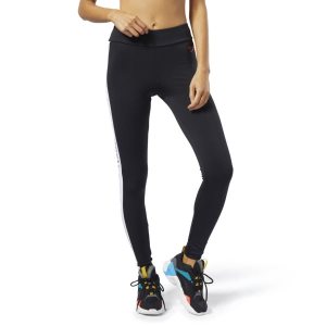 Reebok Classic Graphic Leggings Damen - Schwarz - DE 349-AXR